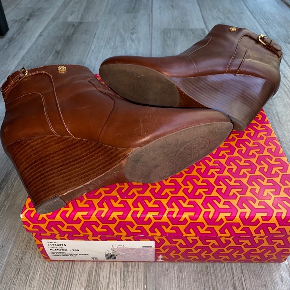 💋💋TORY BURCH sz10 Milan Wedge Bootie authentic😻 Free Shipping - Picture 7 of 14